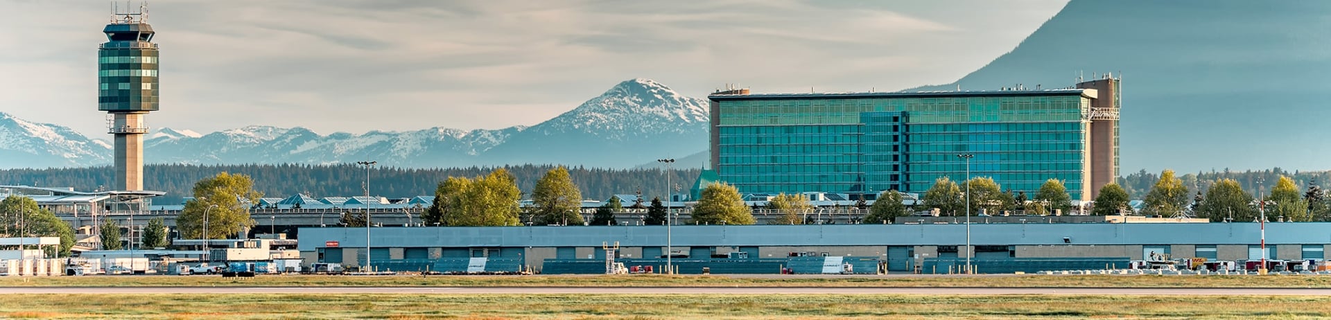 exterior shot of fairmont vancouver airport