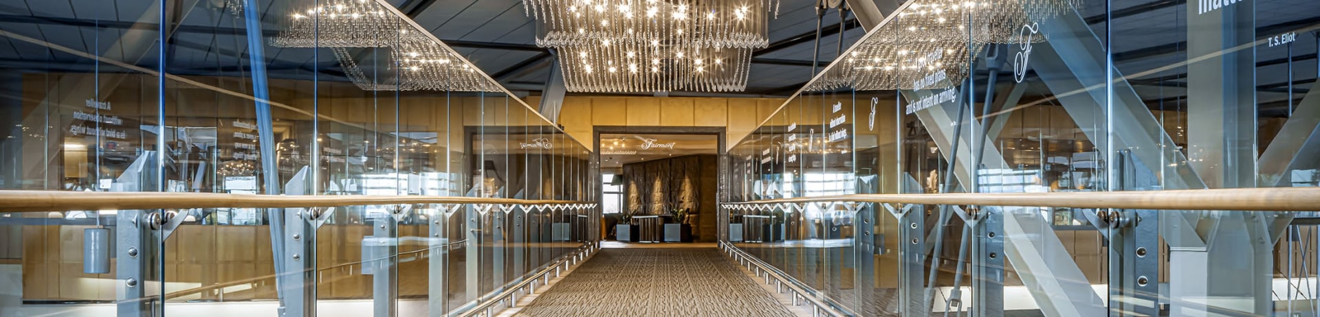 walkway to fairmont vancouver airport