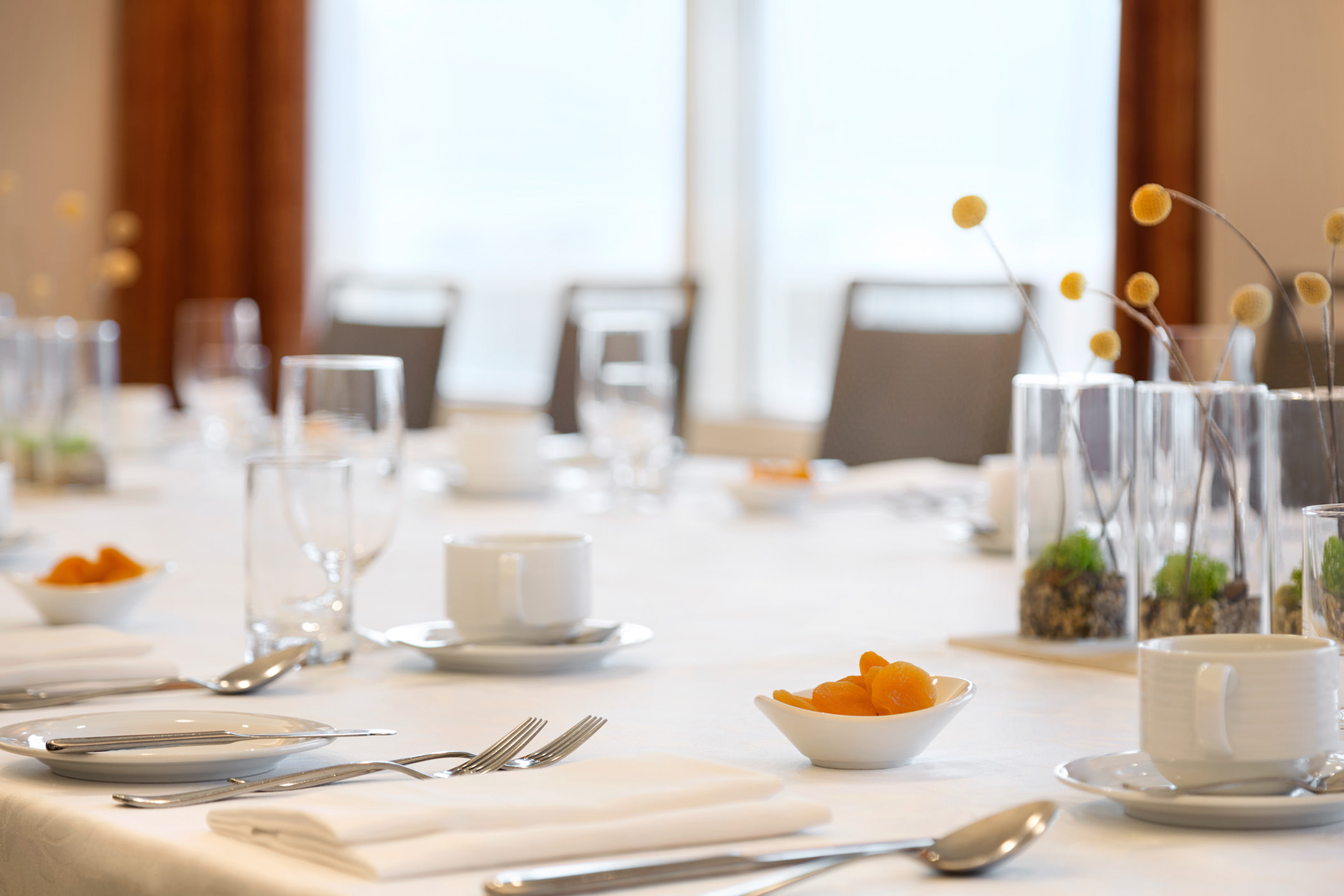 close up of a table setting for tea