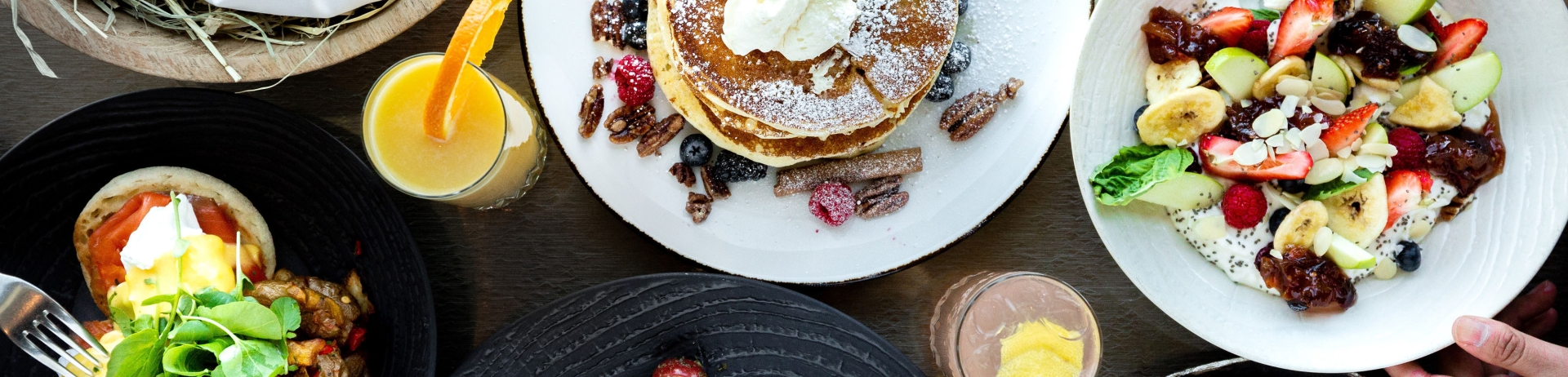 Breakfast flatlay